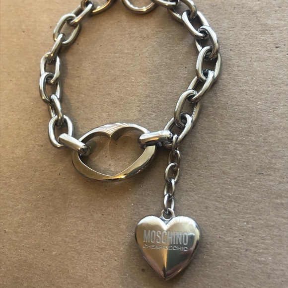 Moschino Jewelry - Moschino Women’s stainless steel silver bracelet.